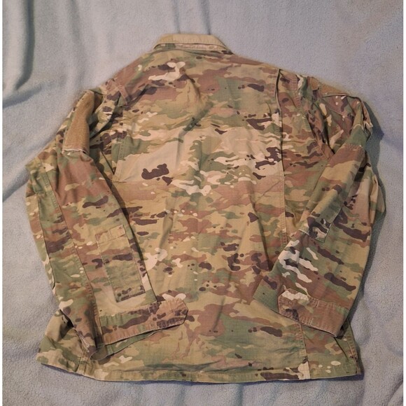 Medium Long - US Army OCP Combat Uniform Jacket Camo w/ Name Tag - Picture 8 of 11